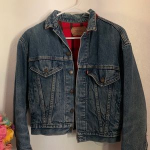 Levi’s Jacket with red flannel